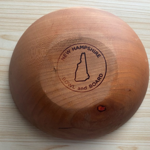7” Artisan Wood Bowl - New Hampshire Board and Bowl